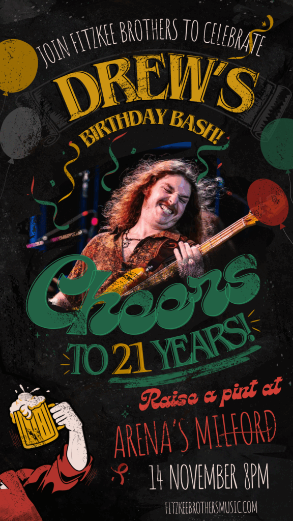 Yellow Green Red Grunge Birthday Party Invitation Your Story